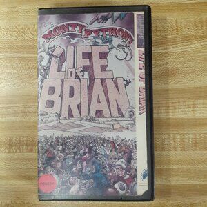 Monty Python Life of Brian  1979 VHS Clamshell Rental Terry Jones Cult Comedy